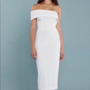 Katie May midi white dress